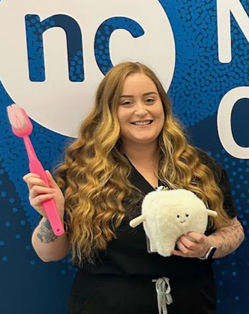 Taylor is passionate about helping people feel confident and comfortable in their smiles. She focuses on building trusting relationships with each of her patients, providing gentle and thorough care. She enjoys educating people and helping them keep their oral health at its best.